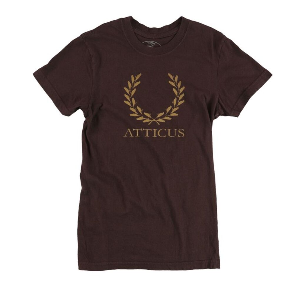 ATTICUS Boys Printed Graphic T-Shirt, Brown, Big Kids (8-20), S, DM